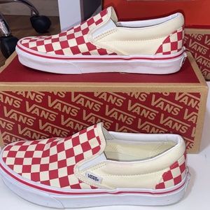 Red and White Checkered Vans